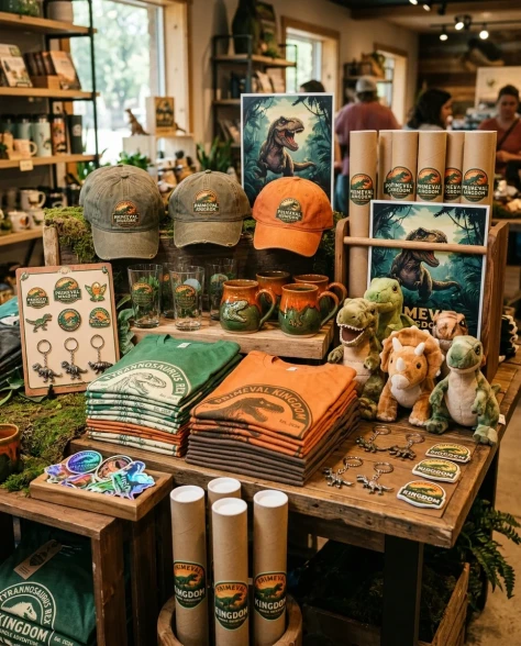 Themed Gift Shop Merchandise Table Display 1