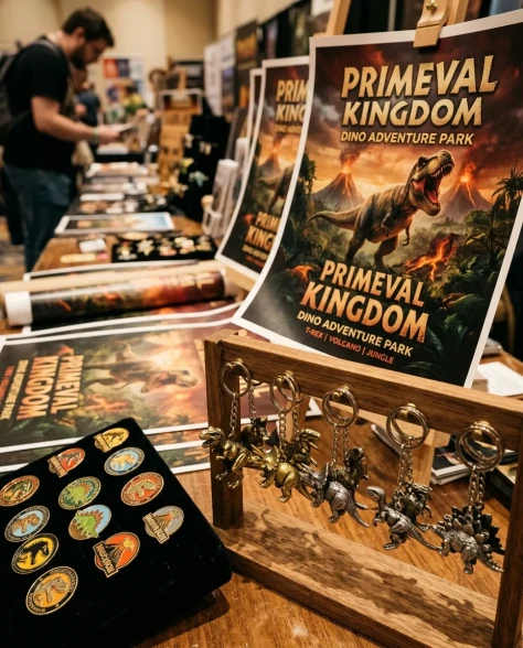 Themed Gift Shop Merchandise Table Display 6