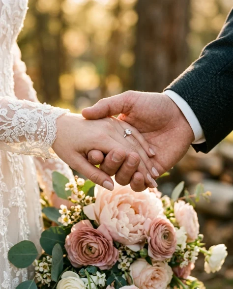 Cinematic Wedding First Look Moment 6
