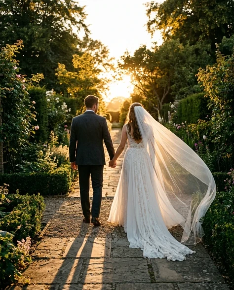 Cinematic Wedding First Look Moment 7