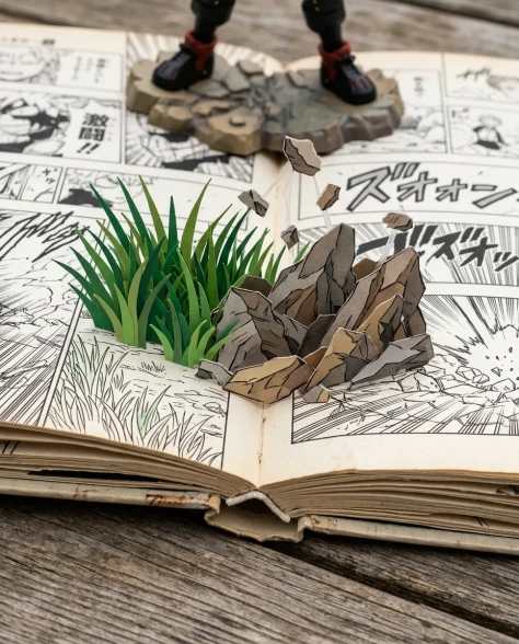 Pop-Up Book Manga Character Diorama 3
