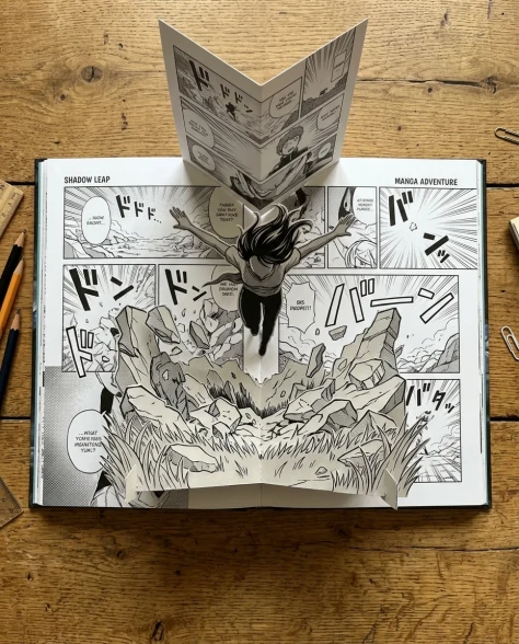 Pop-Up Book Manga Character Diorama 6