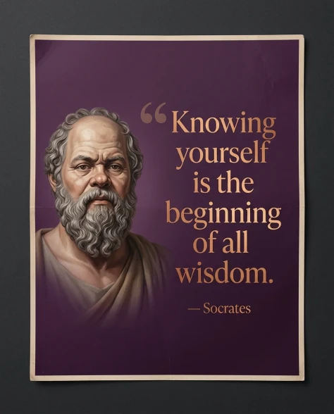 Wide Inspirational Quote Card with Portrait 6