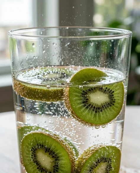 Ultra-Realistic Macro Shot of Fruit in Sparkling Water 6