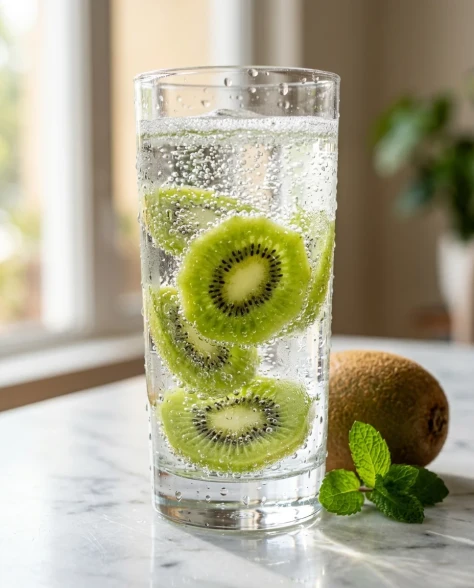 Ultra-Realistic Macro Shot of Fruit in Sparkling Water 7