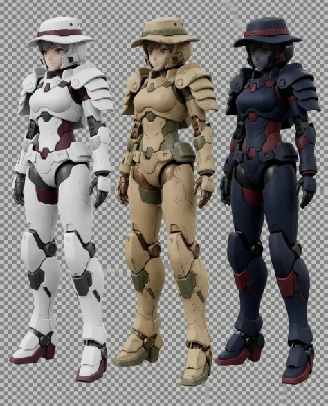 Full Armor Mecha Girl Collectible Model Kit Concept 6