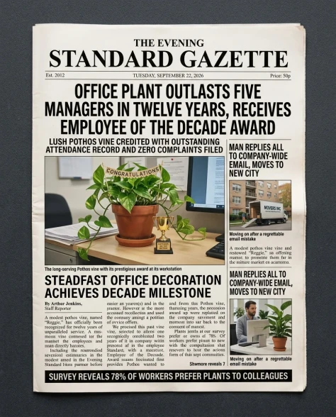 Humorous Fictional Newspaper Front Pages in Classic Style 3