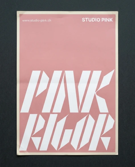 Bold Geometric Typography Branding Poster 5