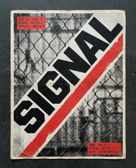 Industrial Brutalism Raw Power Typography Poster 3