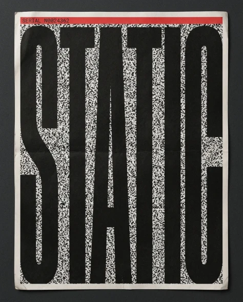 Industrial Brutalism Raw Power Typography Poster 4