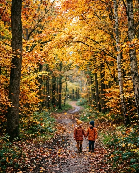 Autumn Park Leaf-Toss Joy 6